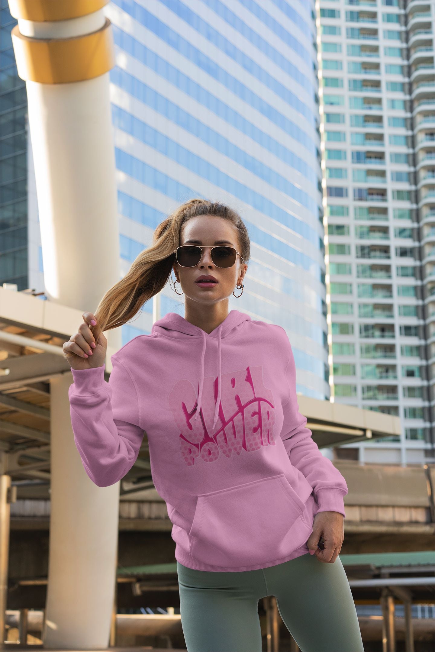 Sudadera con capucha - Girl Power