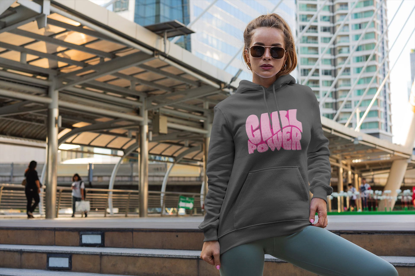 Sudadera con capucha - Girl Power