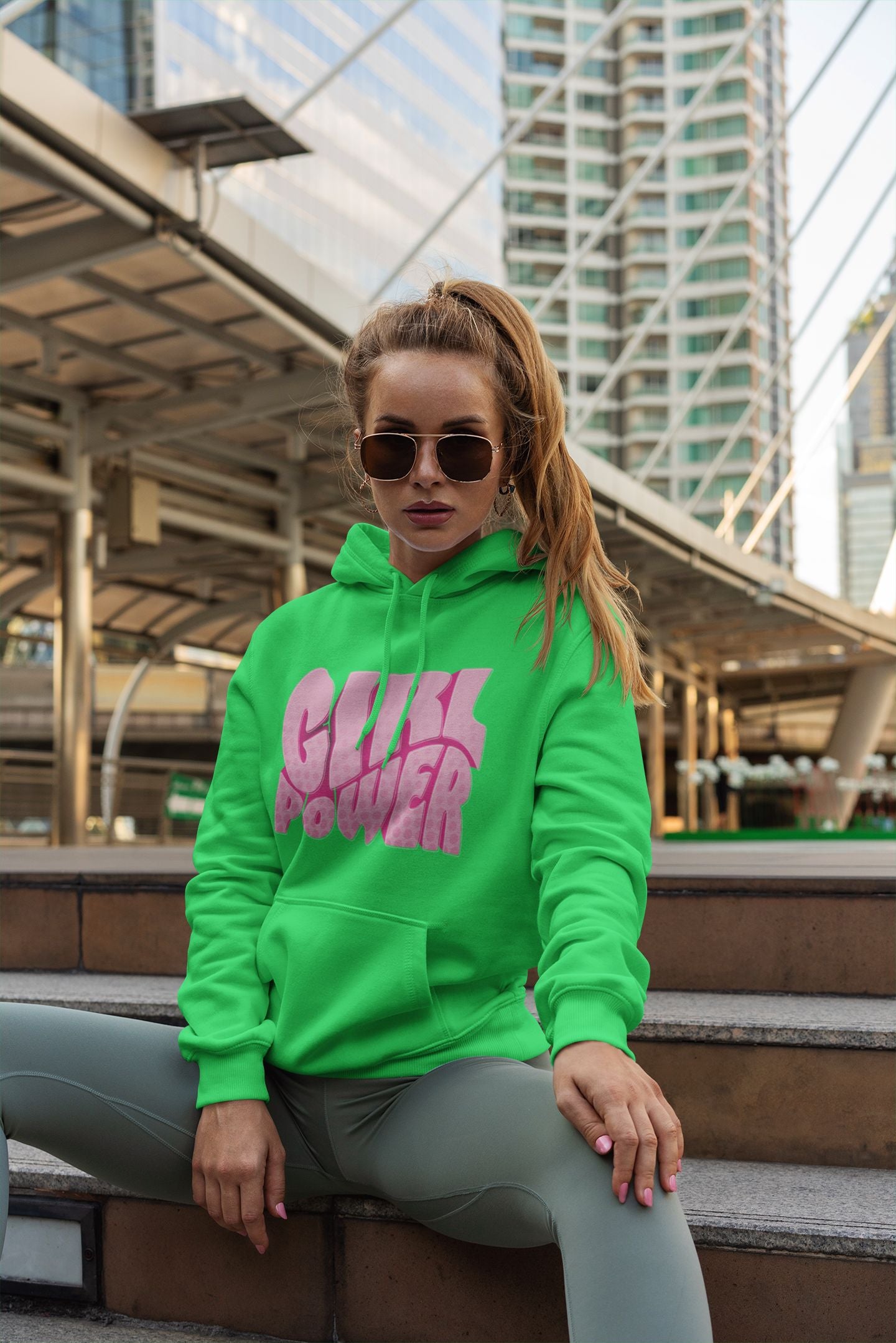 Sudadera con capucha - Girl Power
