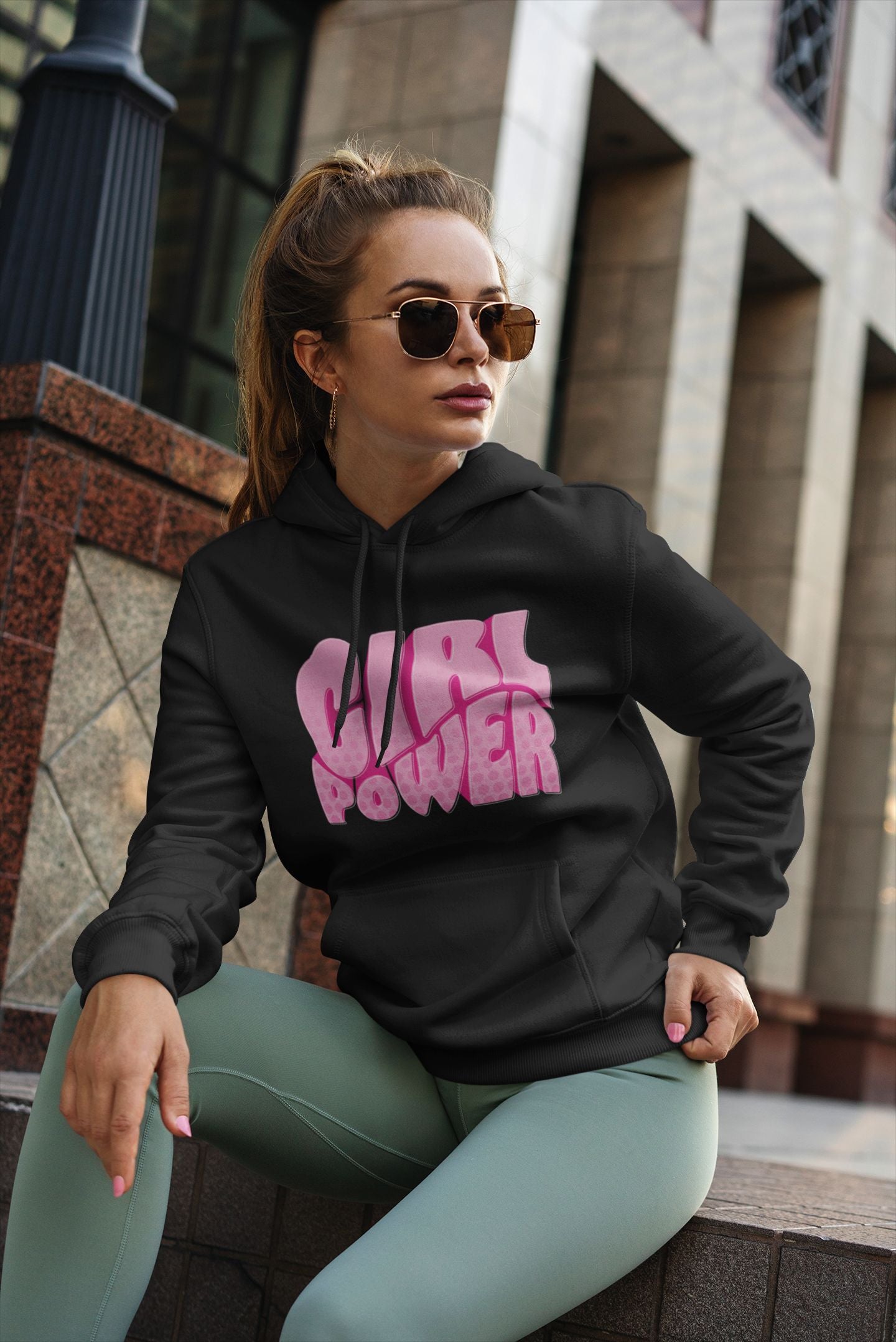 Sudadera con capucha - Girl Power