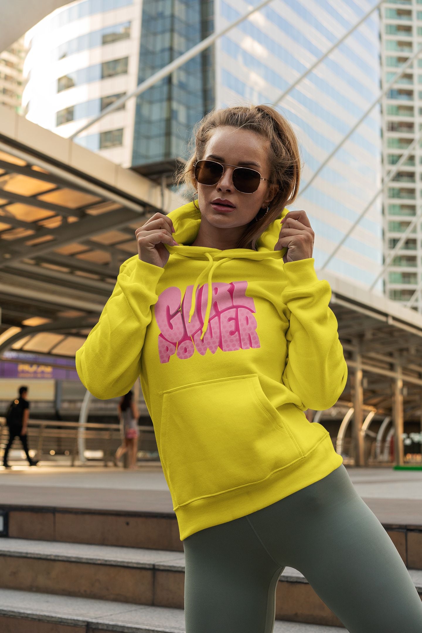Sudadera con capucha - Girl Power
