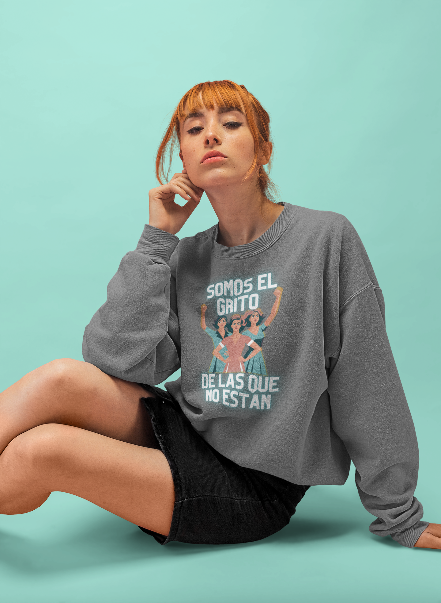Sudadera Somos el grito de las que no están
