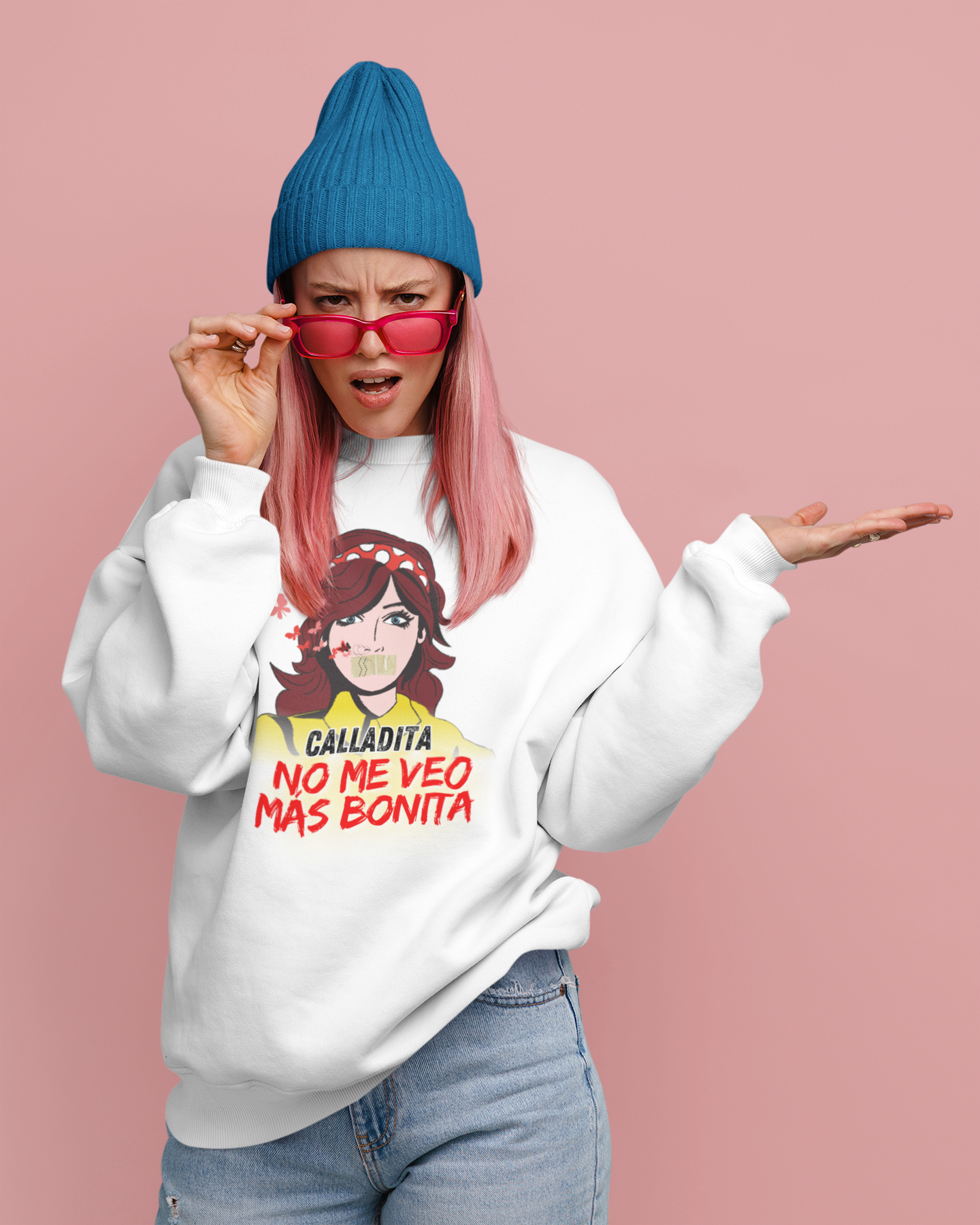 Sudadera Calladita NO me veo más bonita
