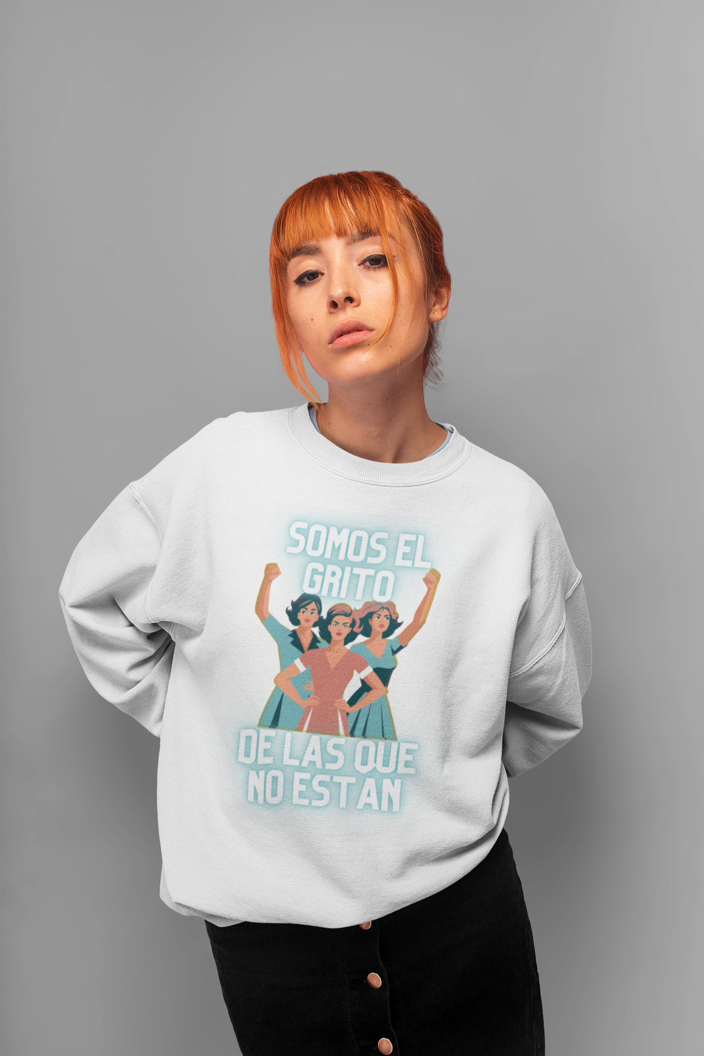 Sudadera Somos el grito de las que no están