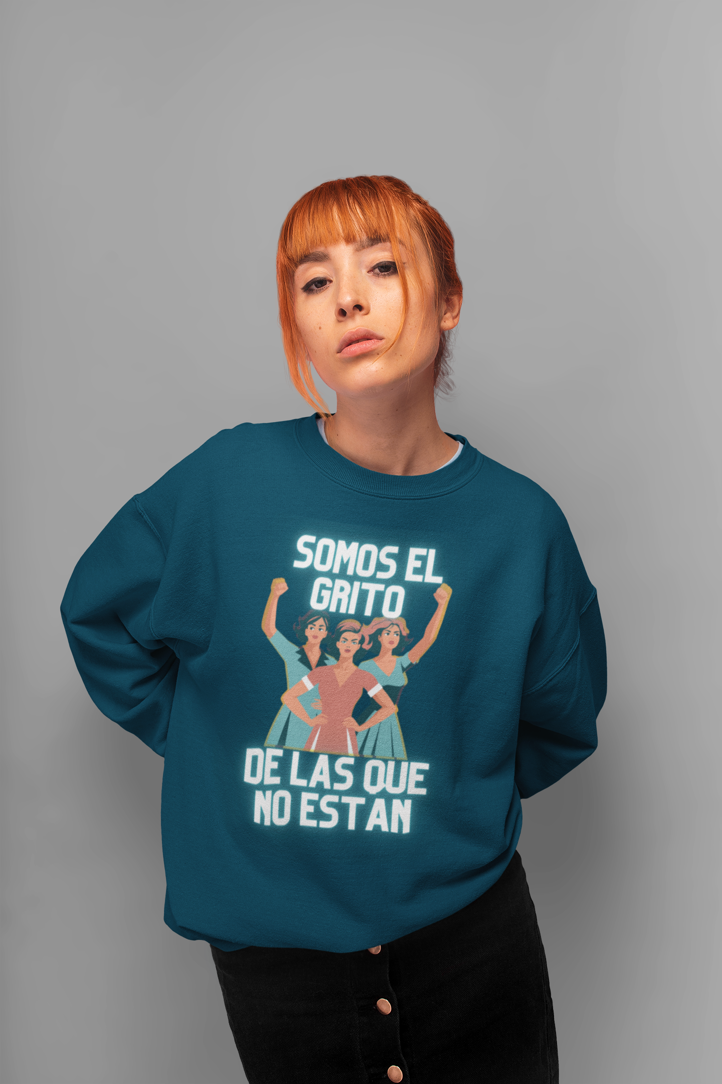 Sudadera Somos el grito de las que no están