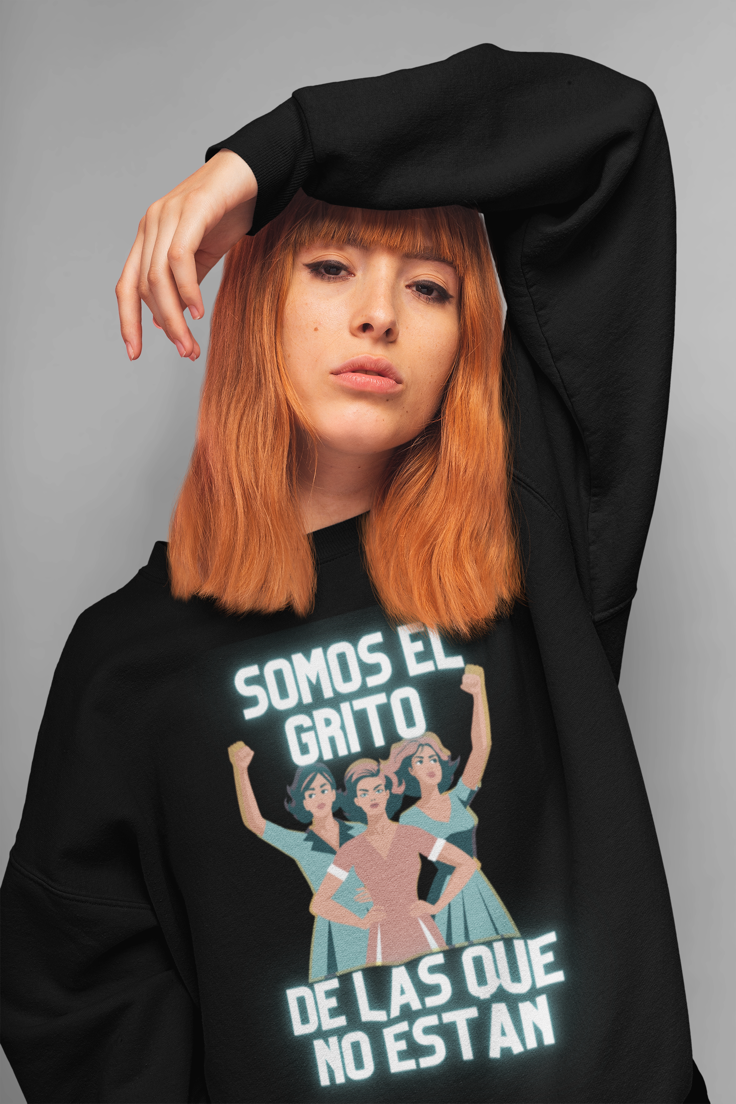Sudadera Somos el grito de las que no están