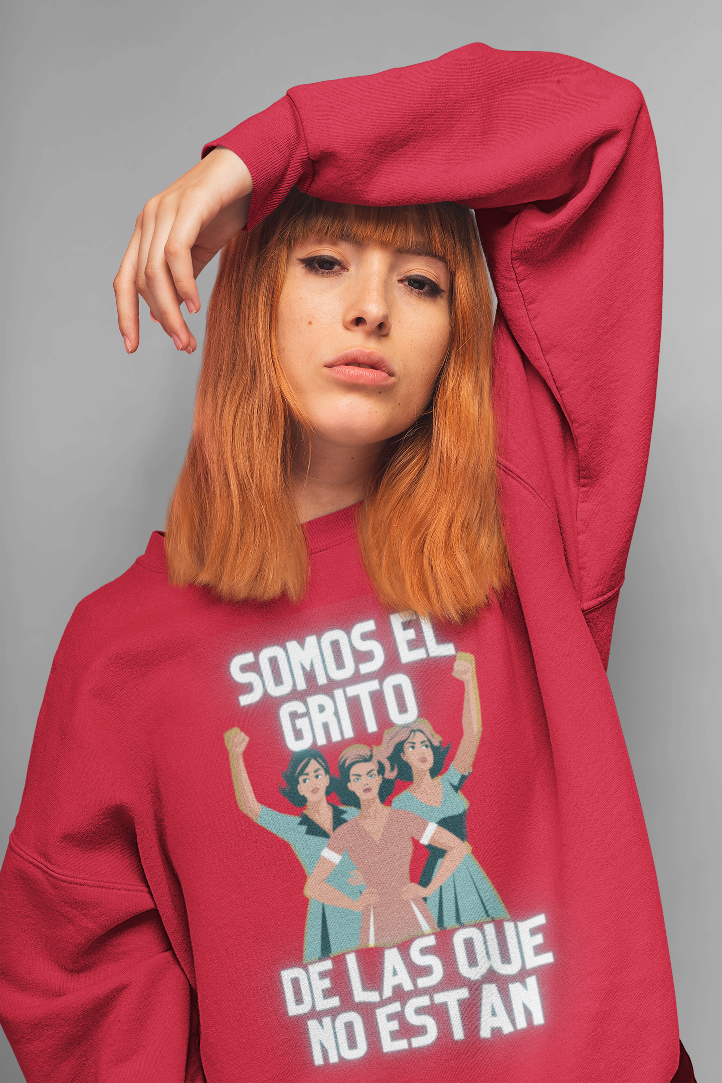 Sudadera Somos el grito de las que no están